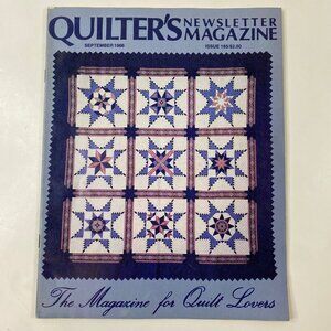 Quilters Newsletter Magazine September 1986 Issue 185 Patterns and Tip Articles